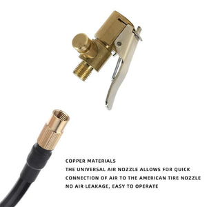 Planet Gates 8mm, handpiece on the hose to pump the wheels with pressure relief valve, fitting adapter, quick release pump handpiece