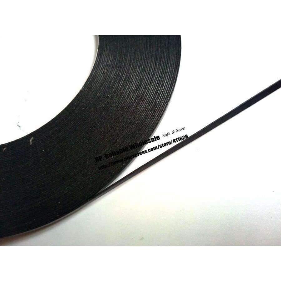 Planet Gates (8mm wide) (0.5mm thick) Roll Adhesive Tape, Double Sided Glue Black Sponge Foam Tape for Phone Tablet Mini Pad Dust proof