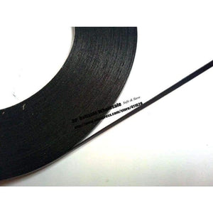 Planet Gates (8mm wide) (0.5mm thick) Roll Adhesive Tape, Double Sided Glue Black Sponge Foam Tape for Phone Tablet Mini Pad Dust proof
