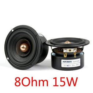 Planet Gates 8Ohm 15W Round AIYIMA 2Pcs 3 Inch Audio Speaker 4Ohm 8Ohm 15W Full Range Speaker Driver HIFI Treble Mediant Bass Loudspeaker DIY