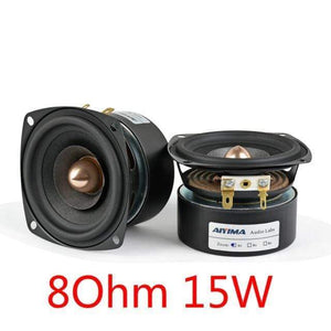 Planet Gates 8Ohm 15W Square AIYIMA 2Pcs 3 Inch Audio Speaker 4Ohm 8Ohm 15W Full Range Speaker Driver HIFI Treble Mediant Bass Loudspeaker DIY