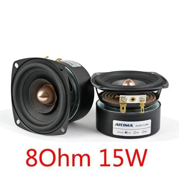 Planet Gates 8Ohm 15W Square AIYIMA 2Pcs 3 Inch Audio Speaker 4Ohm 8Ohm 15W Full Range Speaker Driver HIFI Treble Mediant Bass Loudspeaker DIY