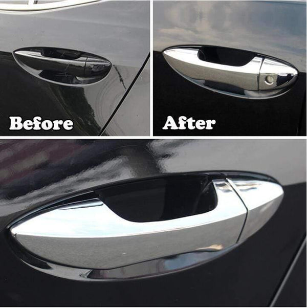 Planet Gates 8pcs ABS Chrome Door Handle Cover Outer Sticker Exterior decoration For Toyota Corolla 2014 2015 2016 2017 Altis Chrome XG-002