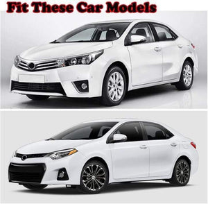 Planet Gates 8pcs ABS Chrome Door Handle Cover Outer Sticker Exterior decoration For Toyota Corolla 2014 2015 2016 2017 Altis Chrome XG-002