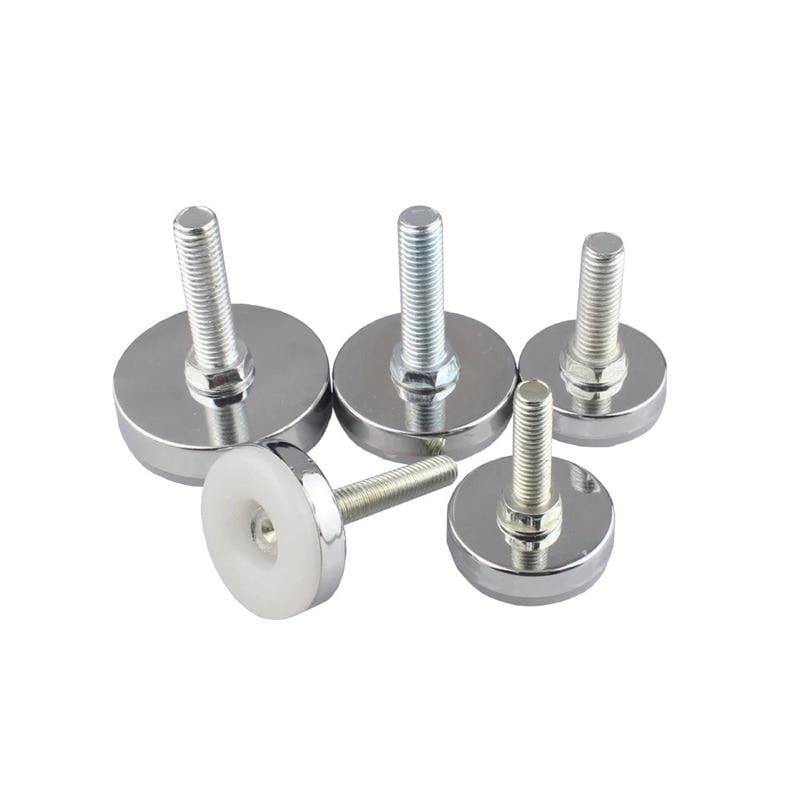 8pcs Bolt Chair Feet Floor Protector Sofa Cabinet Table Adjustable leveling Leg Glide Base Screw-in Furniture Accessory M10 M8