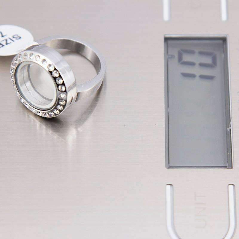 Planet Gates 8pcs US size 7 8 9 10 each 2 pcs  strong magnet genuine czech crystal 316L s.steel glass locket ring for floating charms