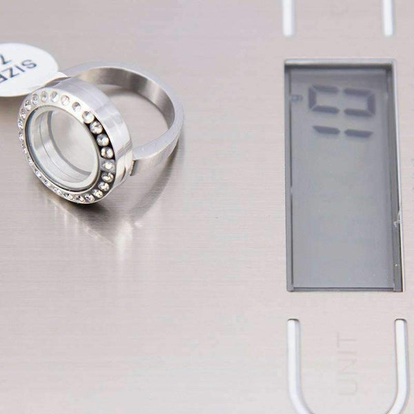 Planet Gates 8pcs US size 7 8 9 10 each 2 pcs  strong magnet genuine czech crystal 316L s.steel glass locket ring for floating charms