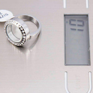 Planet Gates 8pcs US size 7 8 9 10 each 2 pcs  strong magnet genuine czech crystal 316L s.steel glass locket ring for floating charms