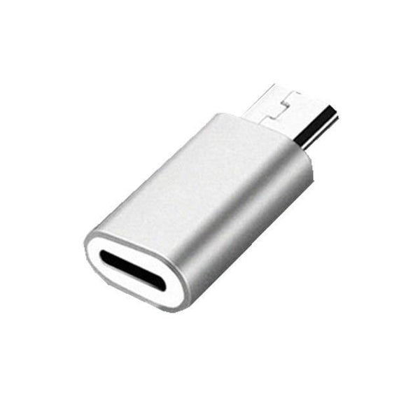 Planet Gates 8Pin To Micro Silver IOS 8Pin to Micro USB Android Phone Cable Adapter Charger Converter for Iphone Apple X 6 6S 7 8 Plus Mobile Phones Cable