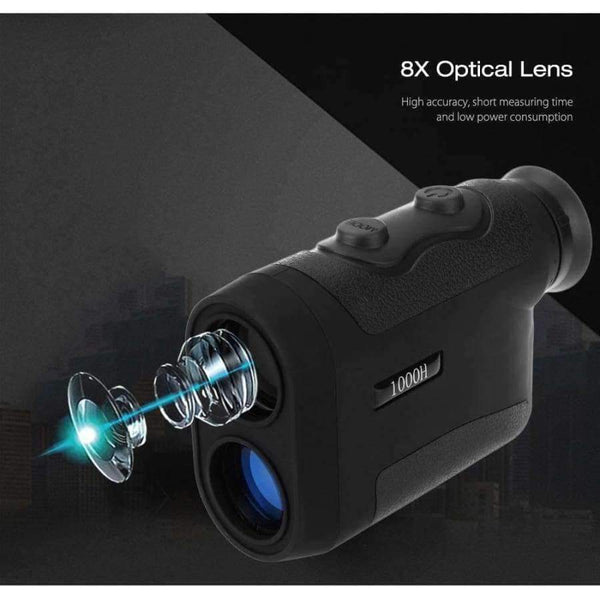 Planet Gates 8X 5-1000m Laser Range Finder Binoculars Telescope Angle Golf Rangefinder Hunting Distance Speed Measure Telescope
