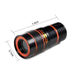 Planet Gates 8X Lens Universal Clip 8X 12X Zoom Cell Phone Telescope Lens Telephoto External Smartphone Camera Lens For iPhone Samsung Huawei