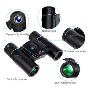 Planet Gates 8x21 Compact Zoom Binoculars Long Range 3000m Folding HD Powerful Mini Telescope BAK4 FMC Optics Hunting Sports Camping