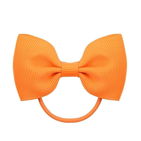 1 Piece Rainbow Solid Hair Band For Baby Girls Elastic Rope Handmade Rubber Band Ponytail Holder Headband Hair Accessories 023