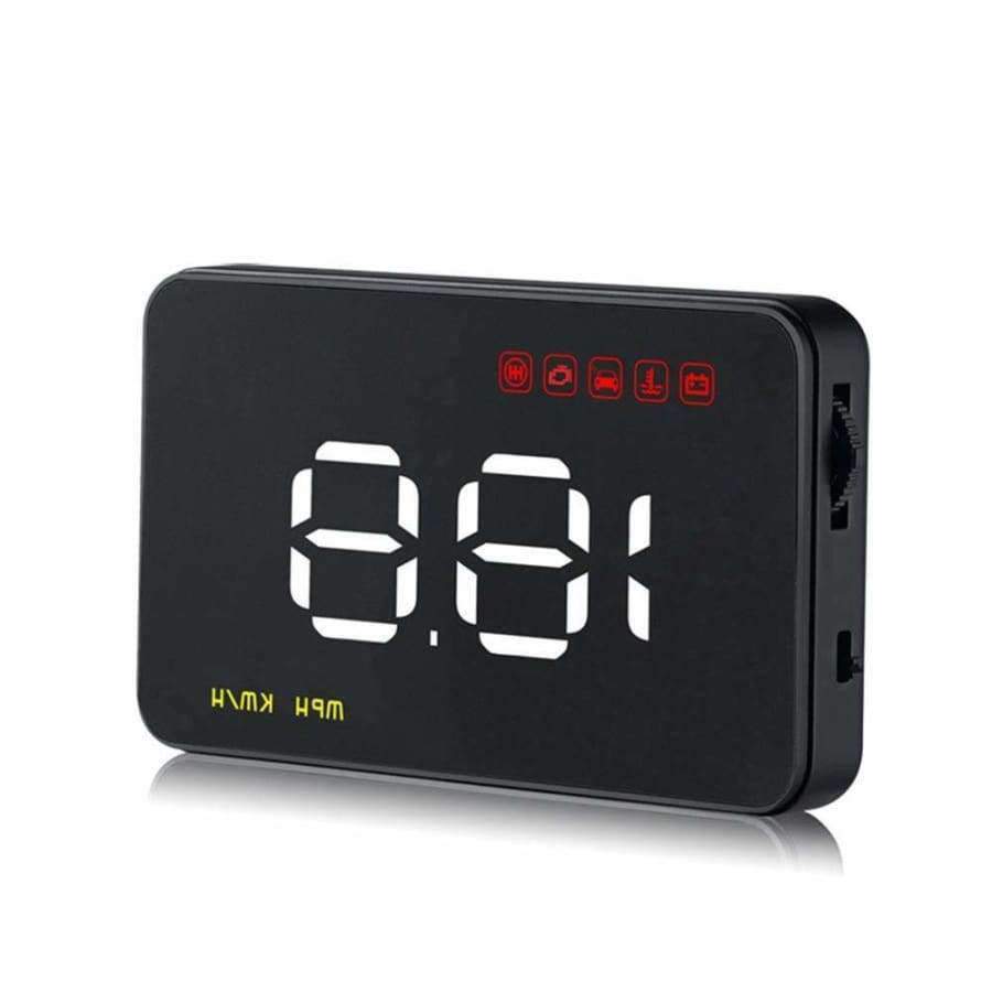 Planet Gates 9-16V DC Car HUD Head Up Display 30dB Auto Electronic Overspeed Warning System High-temperature Windscreen Projector HUDA1000