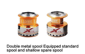 Planet Gates 9 / 2000 Series Spinning Reel with Free Spare Metal Spool Smooth 5.2:1 Gear Ratio 9+1BB Left right Hand Fishing Reel 10BB Fishing Coils