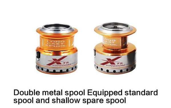 Planet Gates 9 / 2000 Series Spinning Reel with Free Spare Metal Spool Smooth 5.2:1 Gear Ratio 9+1BB Left right Hand Fishing Reel 10BB Fishing Coils