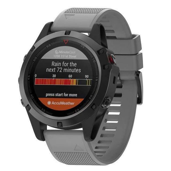 Planet Gates 9 26mm Soft Silicone Watchbands Strap for Garmin Fenix 5X/Fenix 3/Fenix 3HR Watch band Clock Replacement Parts