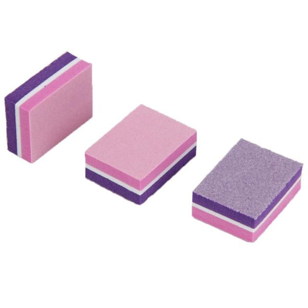 Planet Gates 9 500Pcs/Lot Mini Nail File 100/180 Disposable Nail Buffer Block Wholesale Colorful Small Manicure Tools File Accessories