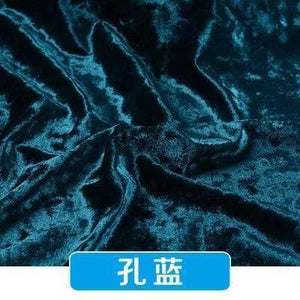 Planet Gates 9 / 50cm X 160cm Gold Velvet Diamond Luster Fabric For Dress Stretch Gentle Thin Flannel Cloth Diy Clothes Shirt Sewing Handmade Patchwork