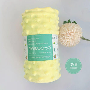 Planet Gates 9 / 70x100cm 70x100cm Minky Fabric For Sewing 30 Colors Super Soft Minky Dot Plush Fabric Eco-Friendly Polyester Handwork Fabric