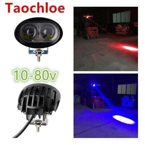 Planet Gates 9-80V blue 48v 24v 3inch 64v 20w  Light Vehicle Safety Lamp LED Forklift light fork truck concave spot beam to Linde Hyster yale