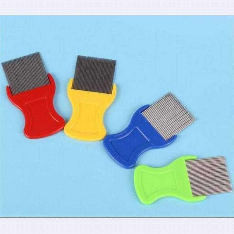 Planet Gates 9 CM metal stainless steel lice comb detangle louse comb hair brush for hair care cleaning hairdressing styling tool