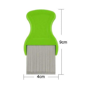 Planet Gates 9 CM metal stainless steel lice comb detangle louse comb hair brush for hair care cleaning hairdressing styling tool