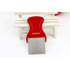 Planet Gates 9 CM metal stainless steel lice comb detangle louse comb hair brush for hair care cleaning hairdressing styling tool