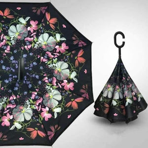 Planet Gates 9 Design Double Layer Inverted Umbrella Self Stand Umbrella Rain Reverse Car Umbrellas Drop Shipping