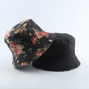 Planet Gates 9 Fashion Summer Coconut Tree Flower Printed Fisherman Caps Panama Bucket Hat Reversible Gorro Pescador Men Women