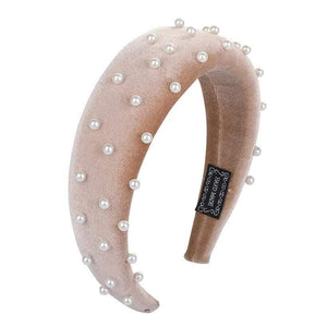 Fashion Western Style Solid Colors Thicken Padded Headband Bezel Turban Women Hairbands Girls Accessories Headwear