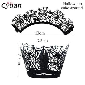 Planet Gates 9 Halloween  Decoration Prop Ghost Festival Towel Stove Cloth Bat Spider Curtain Decoration  kids Halloween party Supplies