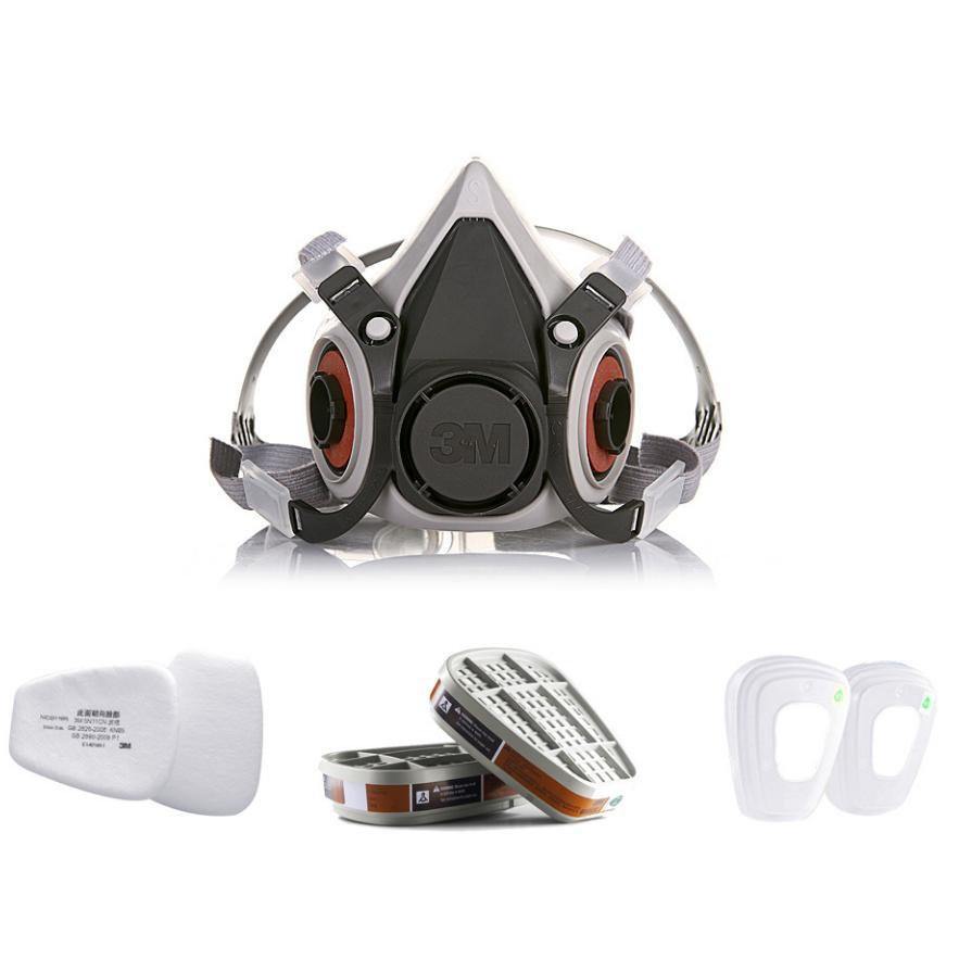 Planet Gates 9 in 1 Suit 3M Half Face Gas Mask Respirator Painting Spraying Dust Mask 6200 N95 PM2.5 gas Mask