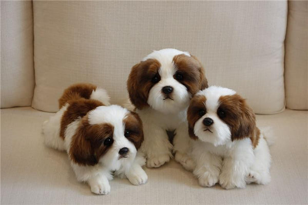 Planet Gates 9 Kinds Dog Simulation Bichon Frise Plush Dog Toy Super Cute Likelife Corgi Dog Doll Stuffed Animal Maltese Dog Puppy Pets Toys