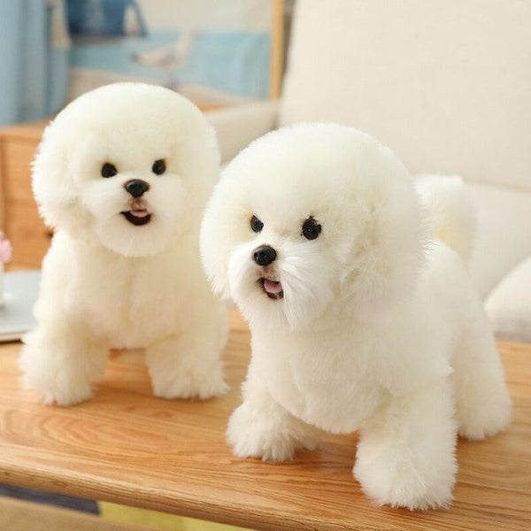 Planet Gates 9 Kinds Dog Simulation Bichon Frise Plush Dog Toy Super Cute Likelife Corgi Dog Doll Stuffed Animal Maltese Dog Puppy Pets Toys