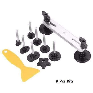 Planet Gates 9 pcs kit Car Body Dent Removal Repair Tools Pops A Dent Ding Car Auto Damage Repair Puller Tool Kits 21 Pcs