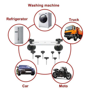 Planet Gates 9 pcs kit Car Body Dent Removal Repair Tools Pops A Dent Ding Car Auto Damage Repair Puller Tool Kits 21 Pcs