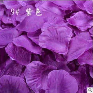 Planet Gates 9 Purple Wedding Decor 1000 pcs/lot Atificial Flowers Wholesale Polyester Wedding Rose Petals Wedding Birthday Accessories