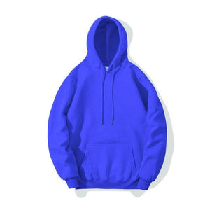 Planet Gates 9 / S Men Hoodies Hip Hop Streetwear Casual Hoodies Sweatshirts Elasticity Solid Color Fleece Thick Warm Threaded Cuffs