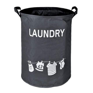Foldable Closure Laundry Basket Large Capacity Bag Bins Kids Toy Buckets Clothes Organizer Storage Hamper Cotton Linen