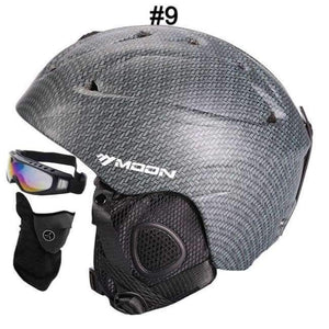Planet Gates 9 Weave Fiber / L Ski Helmet Women Men CE Safety In-mold Sking Snowboard Skateboard Snow Helmet Size S/M/L/XL