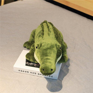 90/120cm Stuffed Animal Real Life Alligator Plush Toy Simulation Crocodile Dolls Kawaii Ceative Pillow For Children Xmas Gifts