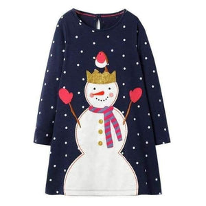 Planet Gates 90 / 2T Girls Dress Long Sleeve Baby Girls Clothes Unicorn Party Princess Dress Christmas Costume for Kids Clothing Children Dresses