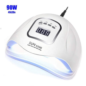 Planet Gates 90/72/36W LED Lamp Nail Dryer 45/36/18 LEDs UV Ice Lamp For Drying Gel Polish Timer Auto Sensor Manicure Tools
