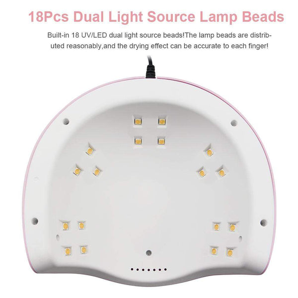Planet Gates 90/72/36W LED Lamp Nail Dryer 45/36/18 LEDs UV Ice Lamp For Drying Gel Polish Timer Auto Sensor Manicure Tools