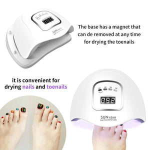 Planet Gates 90/72/36W LED Lamp Nail Dryer 45/36/18 LEDs UV Ice Lamp For Drying Gel Polish Timer Auto Sensor Manicure Tools