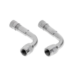 Planet Gates 90 Degree 2 x Valve Stem Adapter 45, 90, 135 Degree Valve Extension Car Electrombile Tyre Valve Extender Bike Parts
