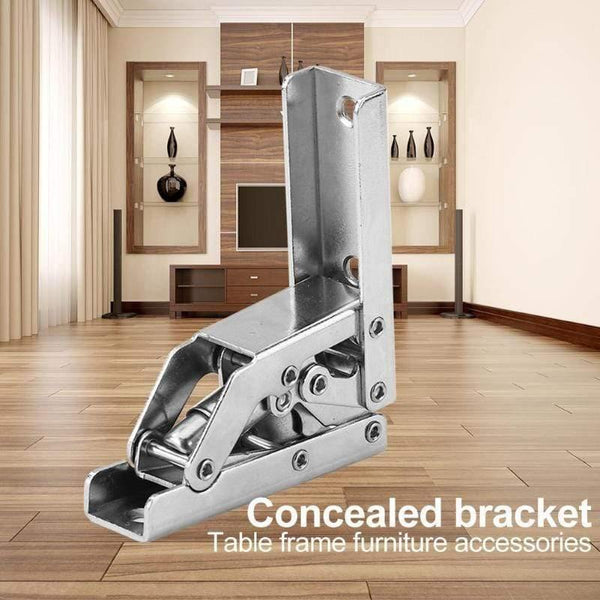 90 Degree Folding Hinge New and High Quality Lightweight and Delicate Sofa Bed Dining Table Lift Support Connect Cabinet Hinge (A)