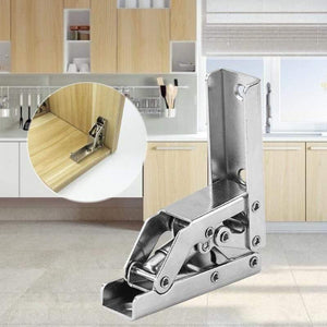 90 Degree Folding Hinge New and High Quality Lightweight and Delicate Sofa Bed Dining Table Lift Support Connect Cabinet Hinge (A)
