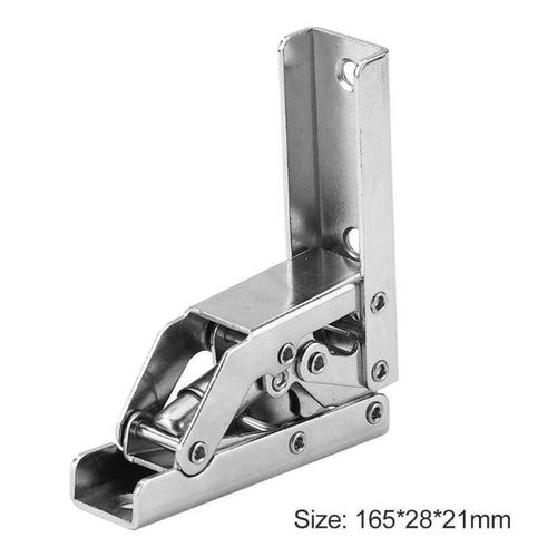 90 Degree Folding Hinge New and High Quality Lightweight and Delicate Sofa Bed Dining Table Lift Support Connect Cabinet Hinge (A)